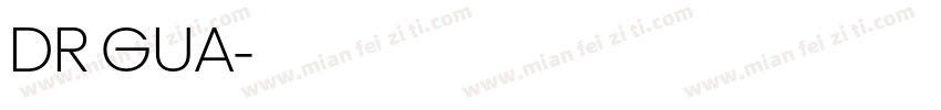 DR GUA字体转换